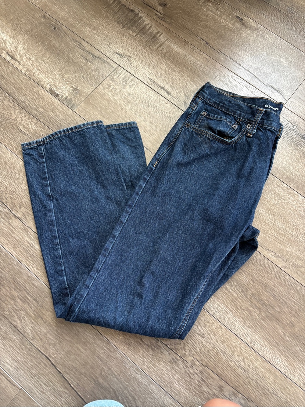Old Navy Women's Dark Wash Straight-Leg Jeans